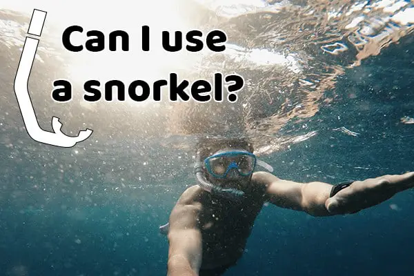 Can you use a snorkel in a Triathlon?
