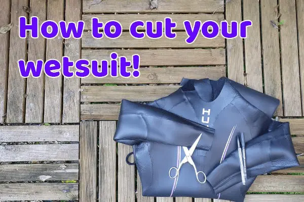 How to cut and shorten a wetsuit?