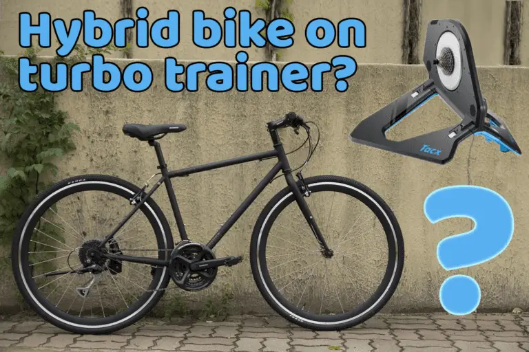 Using a hybrid bike with a bike trainer (full guide)