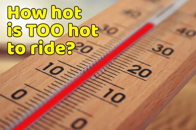 How hot is too hot to bike outside?