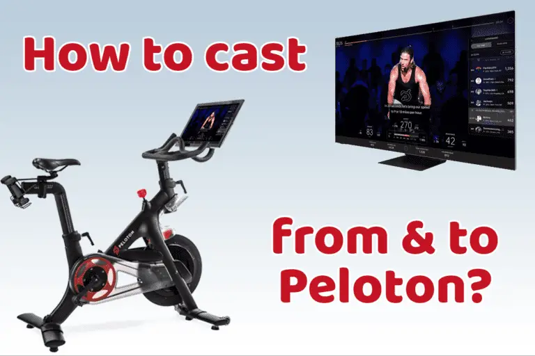 How to cast Peloton to TV (or vice-versa)