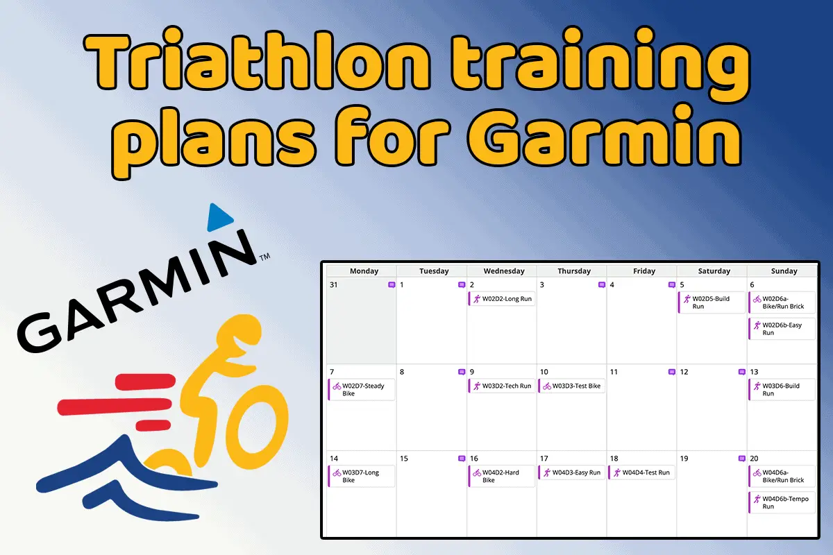 slutningen Årvågenhed Orator Triathlon training plans for Garmin - Joyful Triathlete