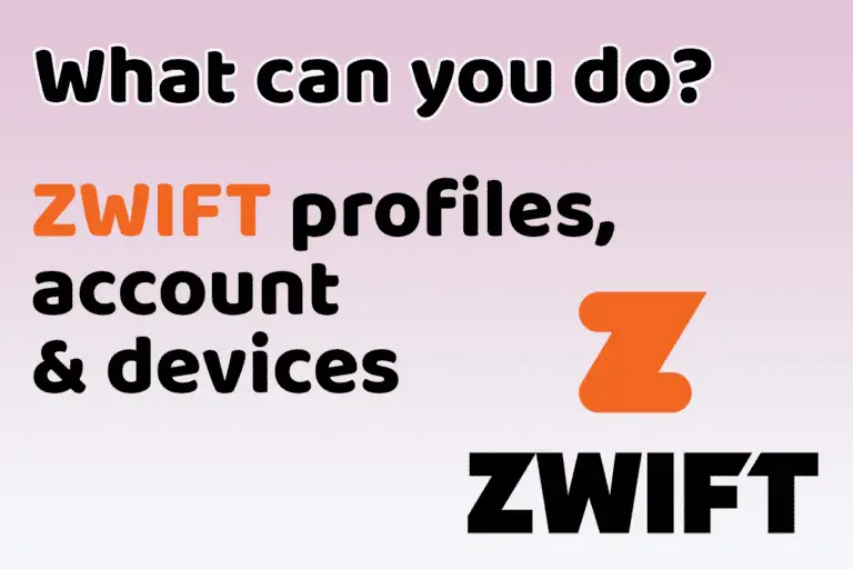 Using Zwift with multiple profiles or devices