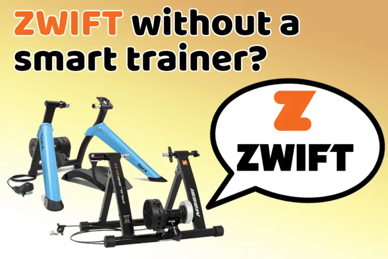 How to use Zwift without a smart trainer (my guide)