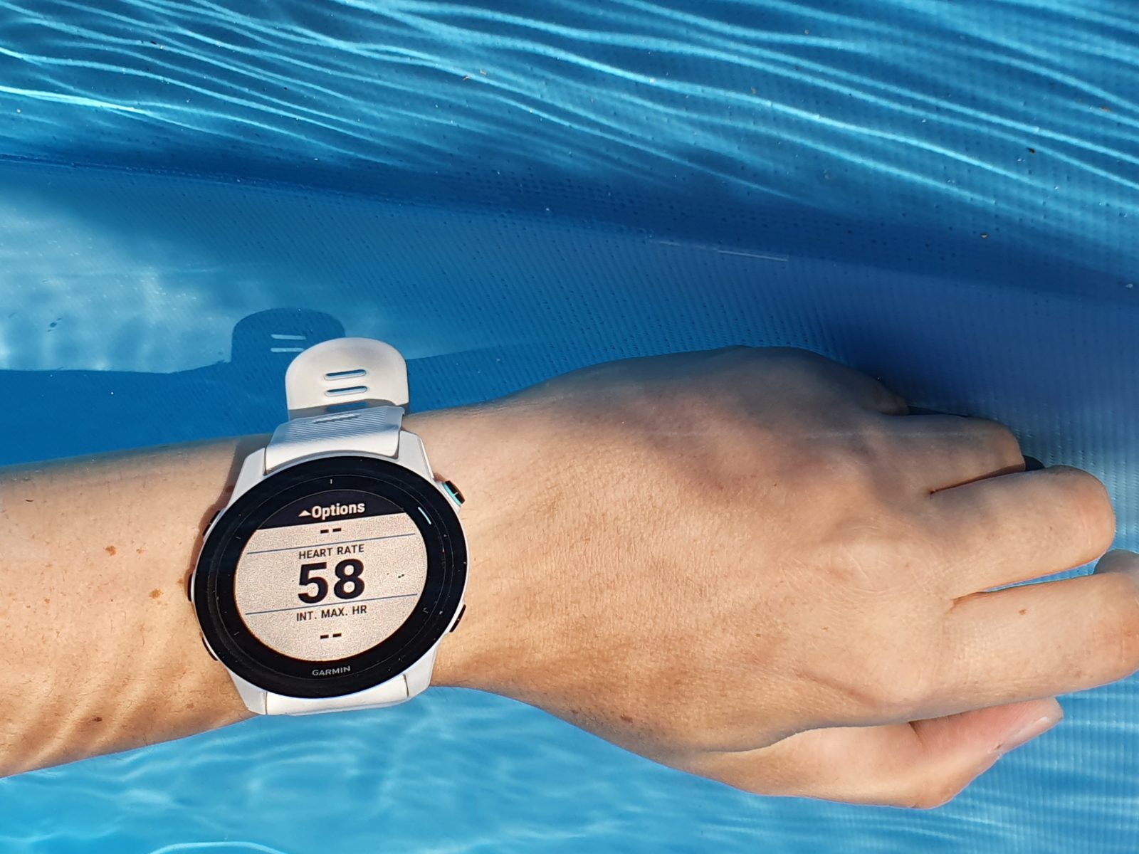 garmin 745 swimming heart rate
