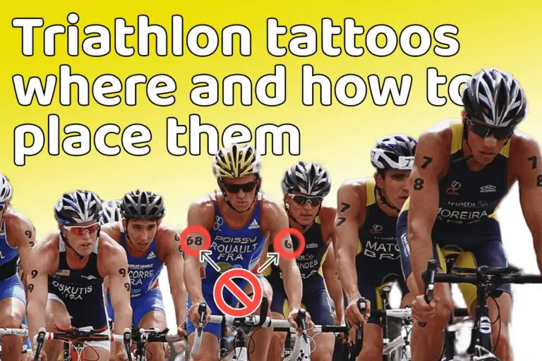 Triathlon tattoos: where and how to place them