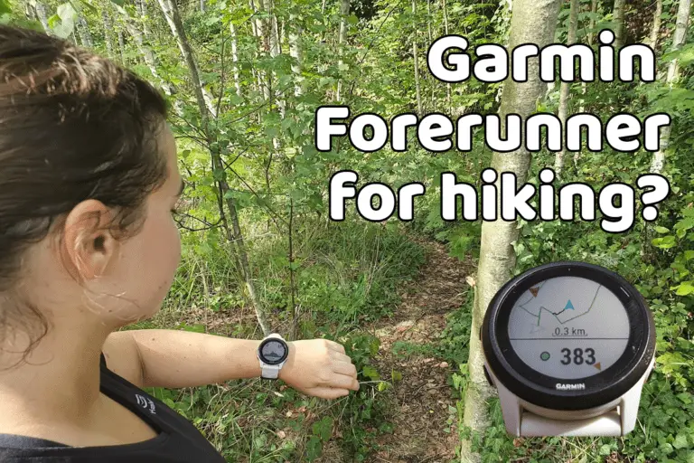 Using a Garmin Forerunner for hiking (possibilities & tips)