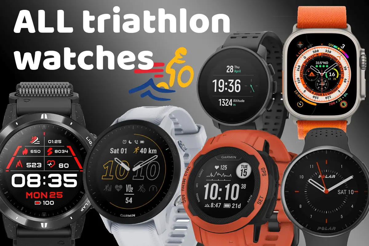 Full sports watches with triathlon mode - Joyful Triathlete