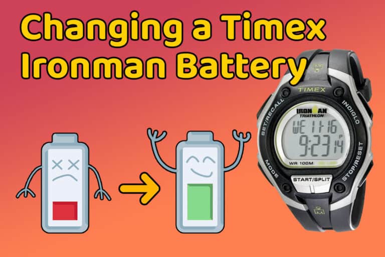 Changing a Timex Ironman Watch Battery
