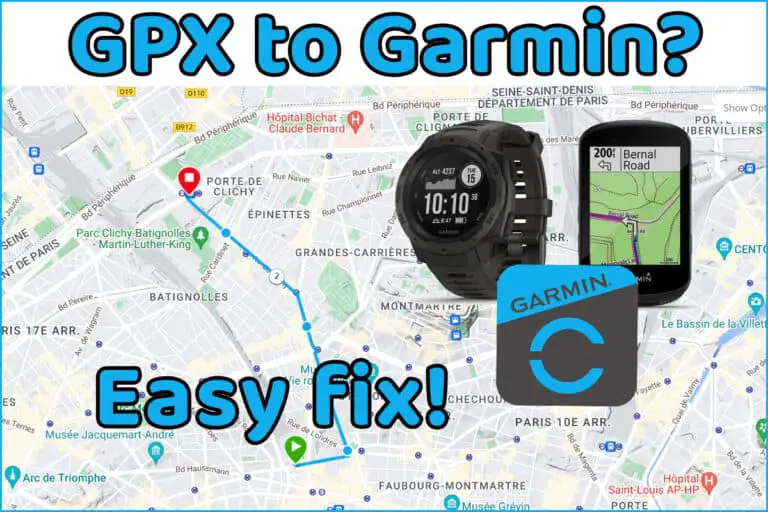 Garmin not importing GPX? Here is the fix!