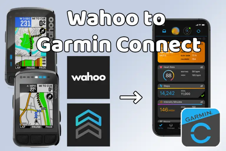 How to use Garmin Connect with a Wahoo