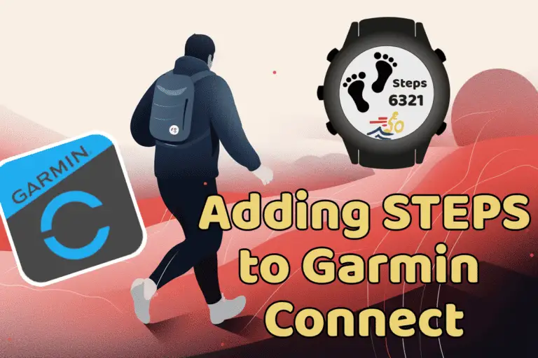 Adding steps to garmin connect