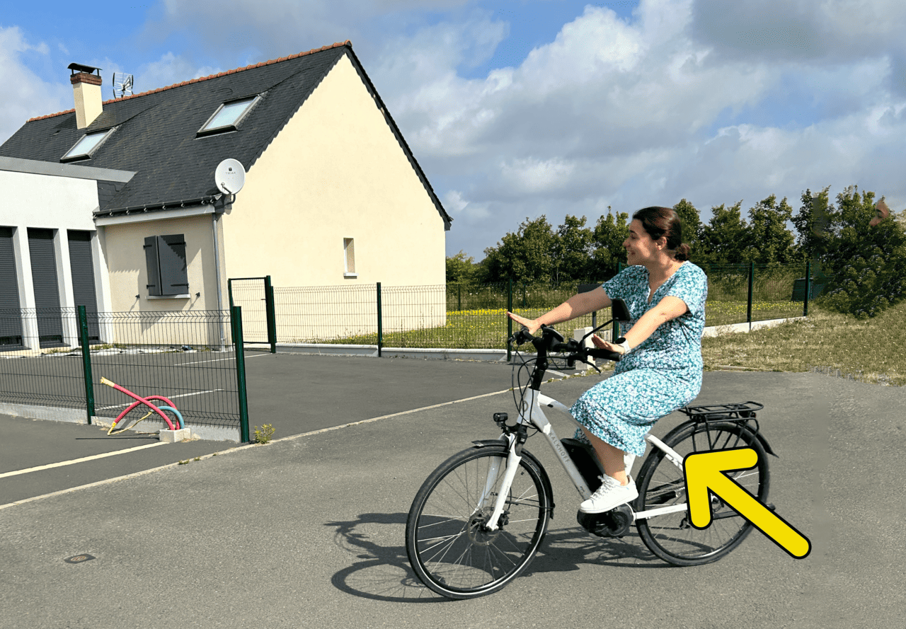 cycling safely with a dress 2