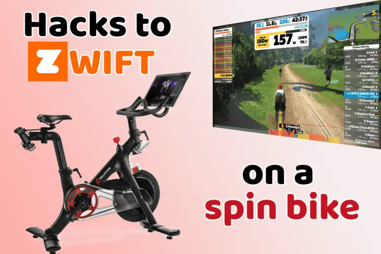 Easy hack to Zwift on a spin bike or Peloton